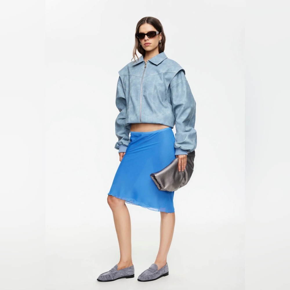 LIONESSS | SHORELINE MIDI SKIRT | PERSIAN JEWEL | 1F